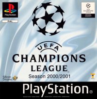 UEFA Champions League Season 2000/2001 PAL Playstation PAL box art